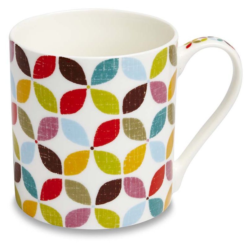 Retro Kitchen Mug Multi-Colour